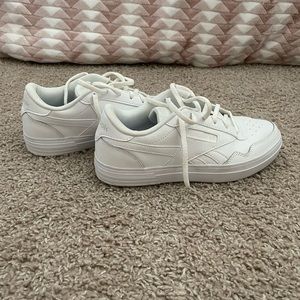 BRAND NEW white Reebok platform shoes